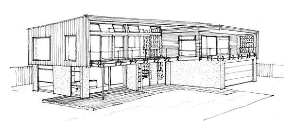 Architectural sketch